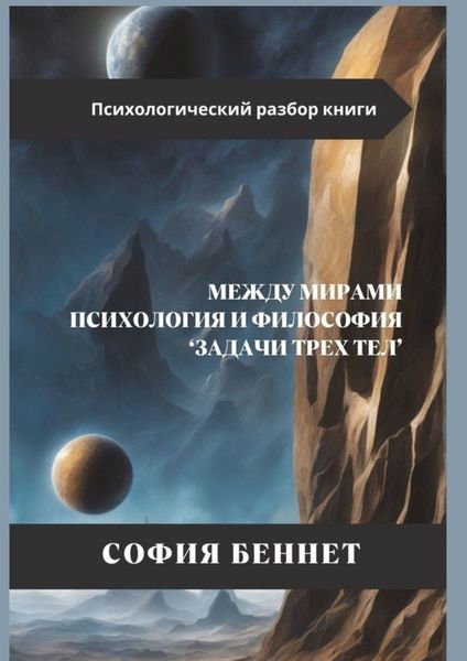 Обложка книги  «Между мирами: Психология и философия «Задачи трех тел»»