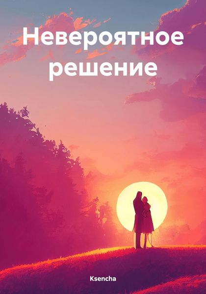 Обложка книги «Невероятное решение»