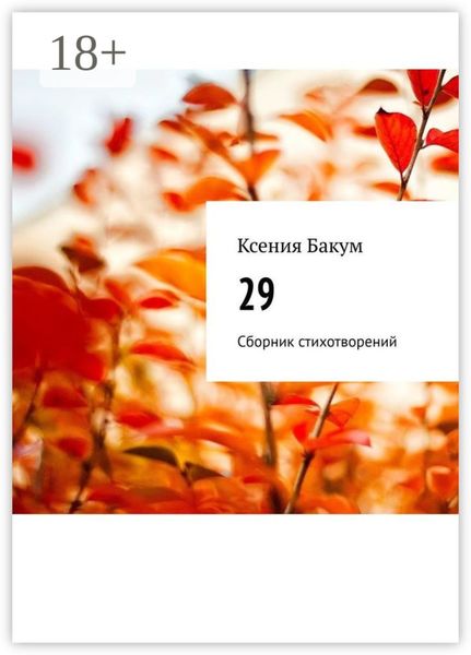 Обложка книги  «29. Сборник стихотворений»