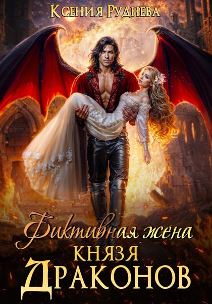 Обложка книги «Фиктивная жена князя драконов»