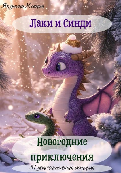 Обложка книги «Лаки и Синди. Новогодние приключения. 31 увлекательная история»