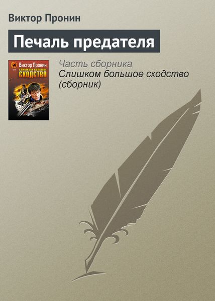 Обложка книги  «Печаль предателя»