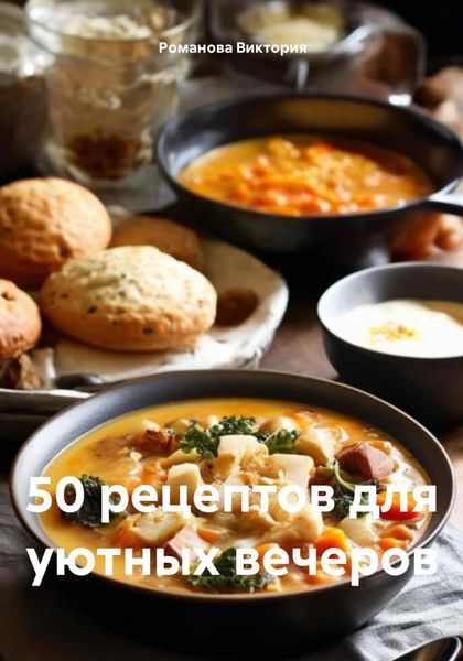 Обложка книги  «50 рецептов для уютных вечеров»