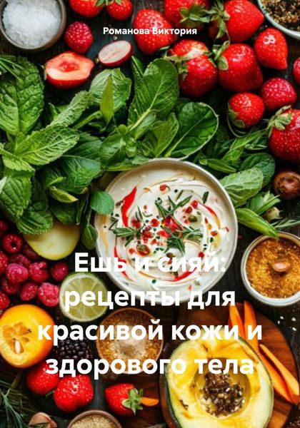 Обложка книги  «Ешь и сияй: рецепты для красивой кожи и здорового тела»