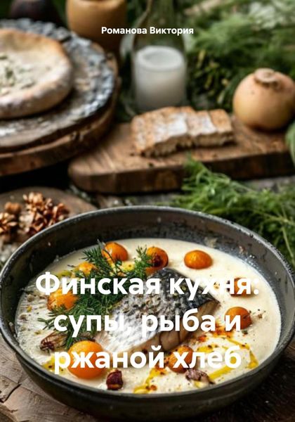 Обложка книги «Финская кухня: супы, рыба и ржаной хлеб»
