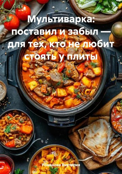 Обложка книги  «Мультиварка: поставил и забыл – для тех, кто не любит стоять у плиты»