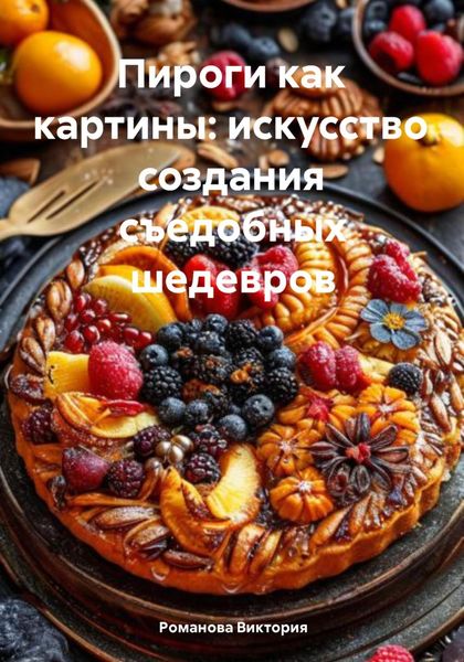 Обложка книги  «Пироги как картины: искусство создания съедобных шедевров»