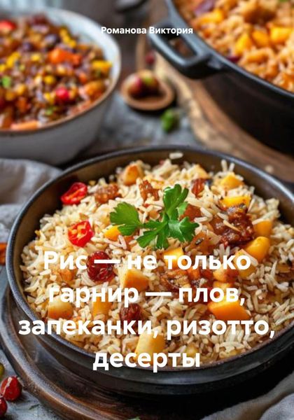 Обложка книги  «Рис – не только гарнир – плов, запеканки, ризотто, десерты»