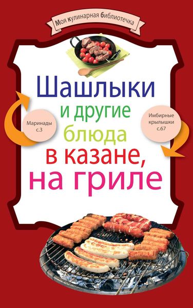 Обложка книги  «Шашлыки и другие блюда в казане, на гриле»