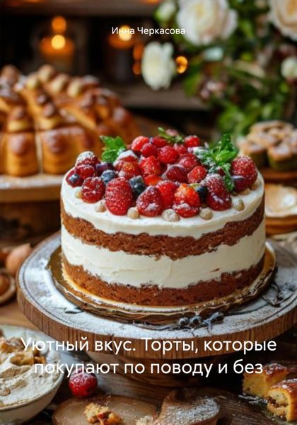 Обложка книги  «Уютный вкус. Торты, которые покупают по поводу и без»