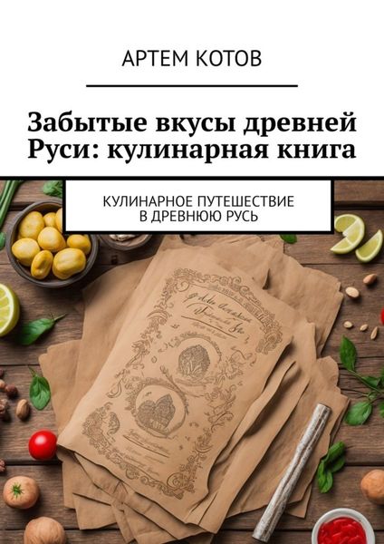 Обложка книги  «Забытые вкусы древней Руси: кулинарная книга»