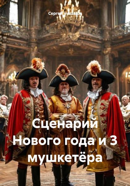 Обложка книги  «Сценарий Нового года и 3 мушкетёра»