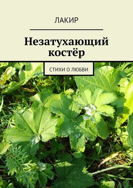Обложка книги «Незатухающий костёр. Стихи о любви»