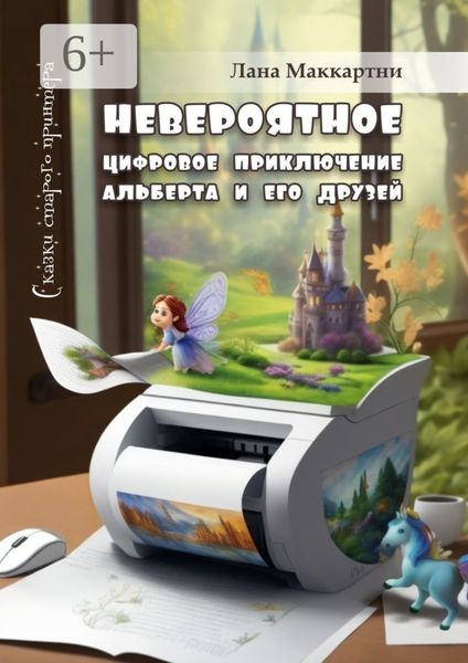 Обложка книги «Невероятное цифровое приключение Альберта и его друзей. Сказки старого принтера»