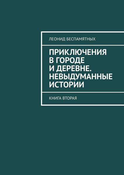 Обложка книги  «Приключения в городе и деревне. Невыдуманные истории. Книга вторая»