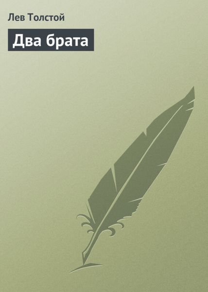 Обложка книги  «Два брата»