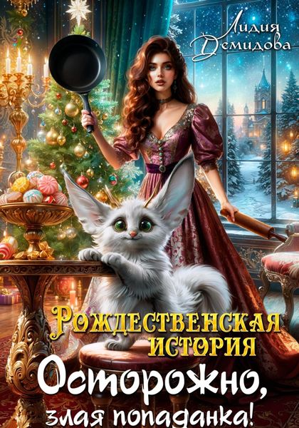 Обложка книги  «Рождественская история. Осторожно, злая попаданка!»