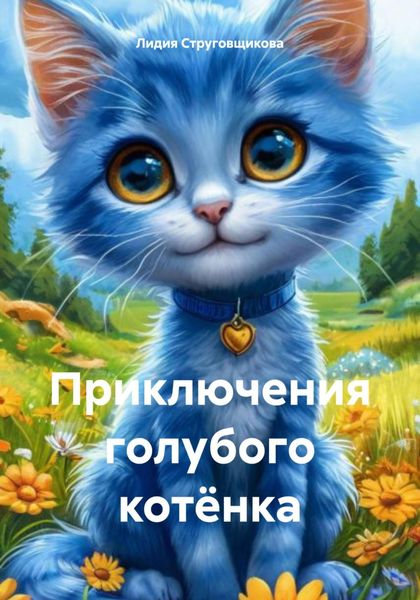 Обложка книги «Приключения голубого котёнка»