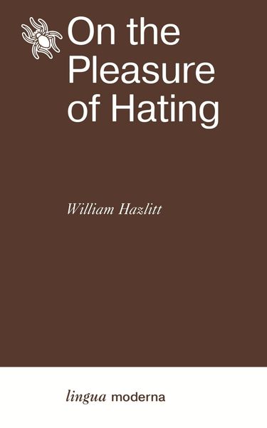 Обложка книги  «On the Pleasure of Hating»