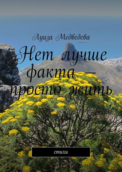 Обложка книги  «Нет лучше факта – просто жить. Стихи»