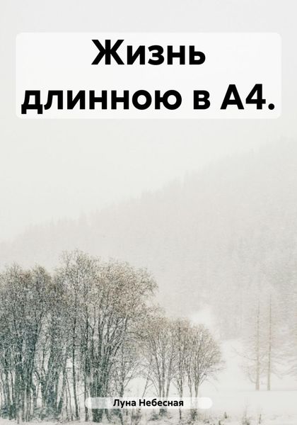 Обложка книги «Жизнь длинною в А4.»
