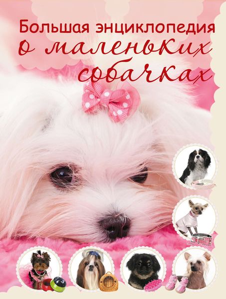 Обложка книги  «Большая энциклопедия о маленьких собачках»
