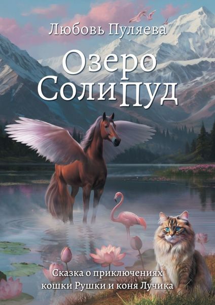 Обложка книги «Озеро Солипуд. Сказка о приключениях кошки Рушки и коня Лучика»