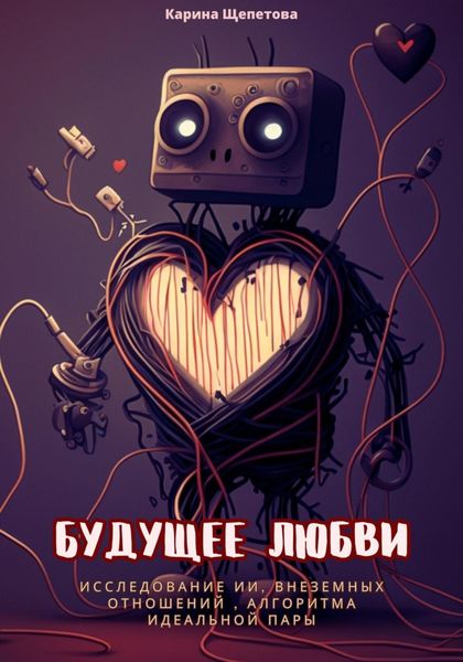 Обложка книги  «Будущее любви: исследование ИИ, внеземные отношения, алгоритмы идеальной пары»