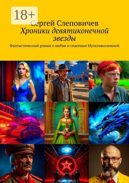 Обложка книги  «Хроники девятиконечной звезды. Фантастический роман о любви и спасении Мультивселенной»