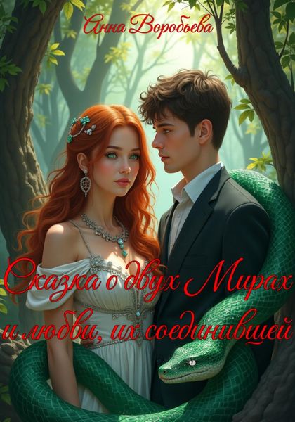 Обложка книги  «Сказка о двух Мирах и любви, их соединившей»