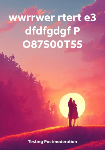 Обложка книги  «wwrrwer rtert e3 dfdfgdgf P O87S00T55»