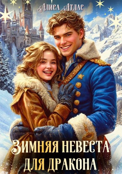Обложка книги  «Зимняя невеста для дракона»