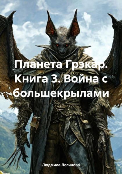 Обложка книги  «Планета Грэкар. Книга 3. Война с большекрылами»