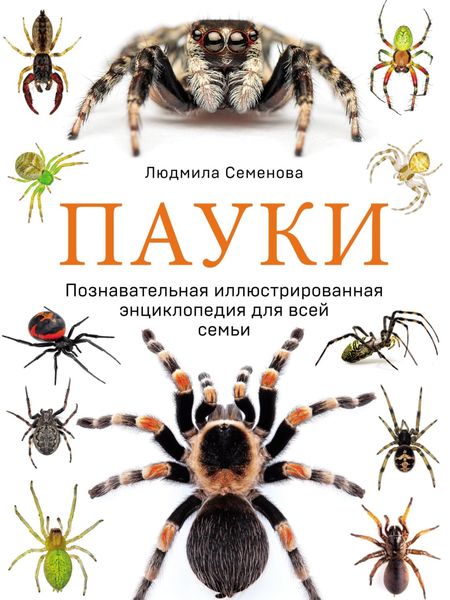 Обложка книги «Пауки. Познавательная иллюстрированная энциклопедия для всей семьи»