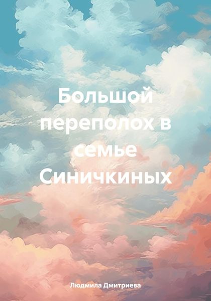 Обложка книги  «Большой переполох в семье Синичкиных»