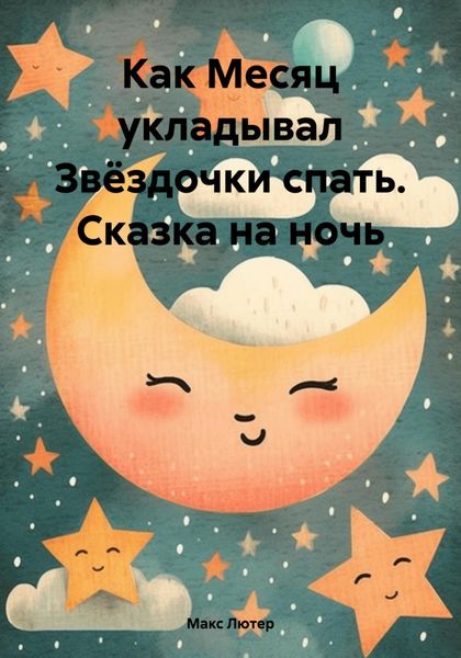 Обложка книги  «Как Месяц укладывал Звёздочки спать. Сказка на ночь»