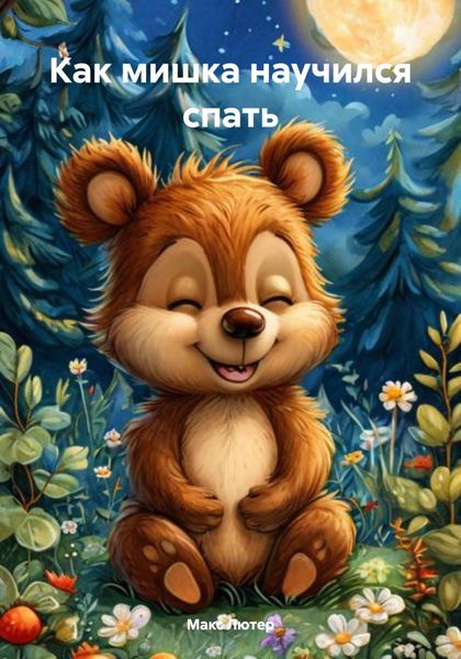 Обложка книги  «Как мишка научился спать»