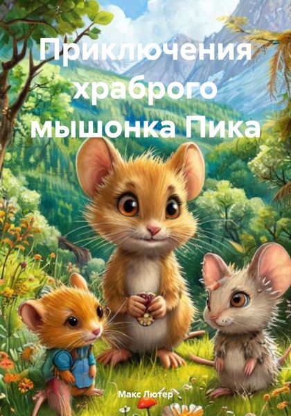 Обложка книги  «Приключения храброго мышонка Пика»