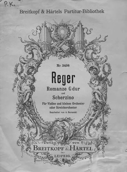 Обложка книги  «Romanze G-dur und Scherzinoster»