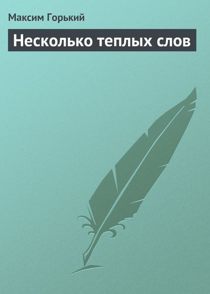 Обложка книги «Несколько теплых слов»