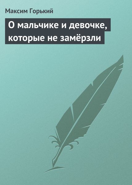 Обложка книги  «О мальчике и девочке, которые не замёрзли»