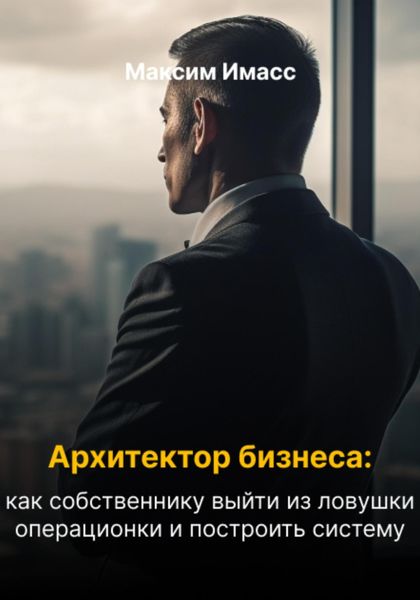 Обложка книги  «Архитектор бизнеса: как собственнику выйти из ловушки операционки и построить систему»