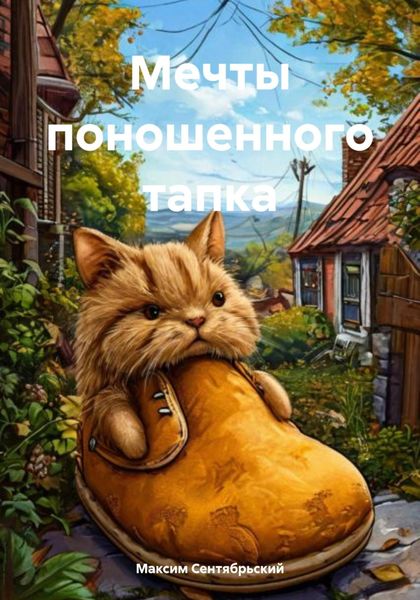 Обложка книги «Мечты поношенного тапка»