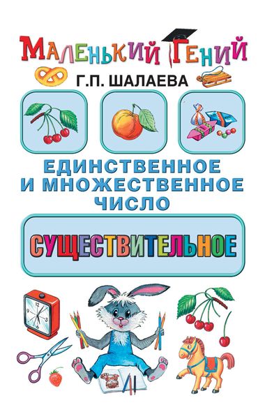 Обложка книги  «Существительное: единственное и множественное число»