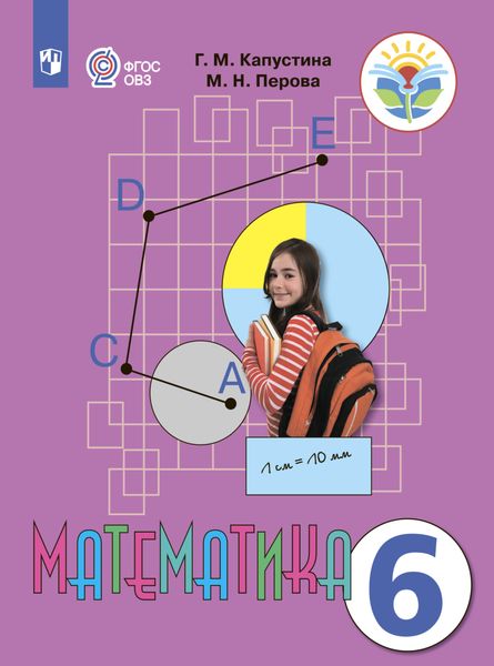 Обложка книги «Математика. 6 класс»