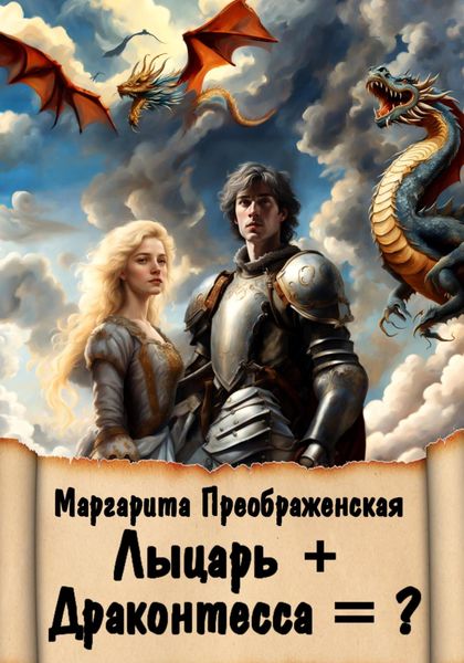 Обложка книги «Лыцарь + Драконтесса = ?»