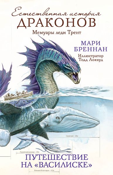Обложка книги «Естественная история драконов. Мемуары леди Трент. Путешествие на «Василиске»»