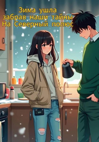 Обложка книги  «Зима ушла забрав все наши тайны на Северный полюс»
