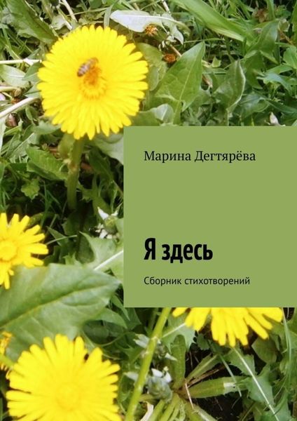 Обложка книги  «Я здесь. Сборник стихотворений»