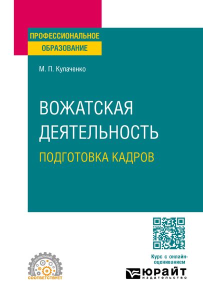 Обложка книги «Вожатская деятельность: подготовка кадров. Учебное пособие для СПО»